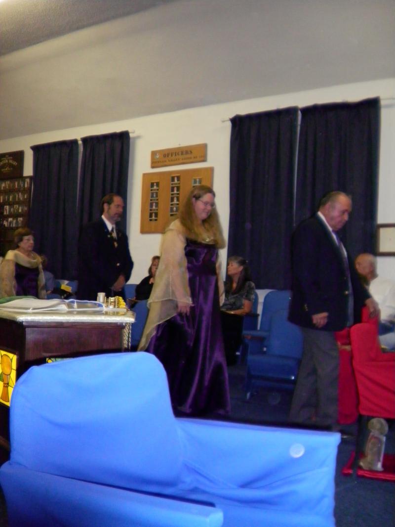 Entrance of Incoming Officers